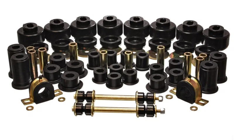 Energy Suspension 3.18129G, 99-06 Chevy C1500 New Body Style Silverado 2WD Black Hyper-flex Master Bushing Set