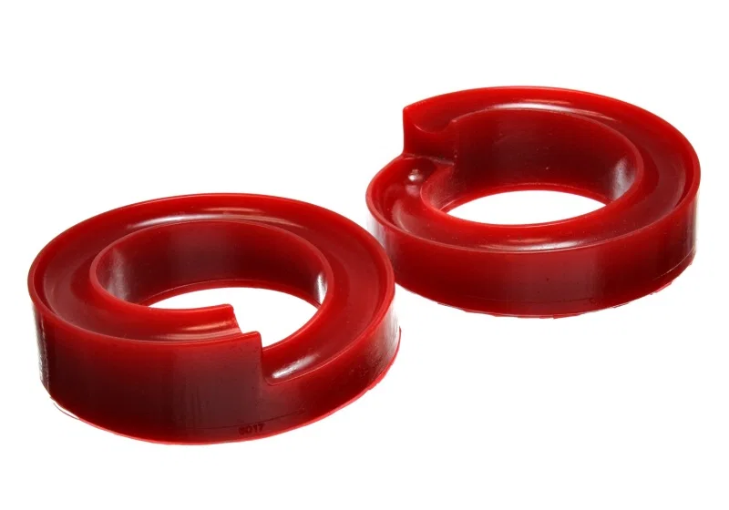 Energy Suspension 3.6115R, Front Spring Lift Isolator 1.25in - Red