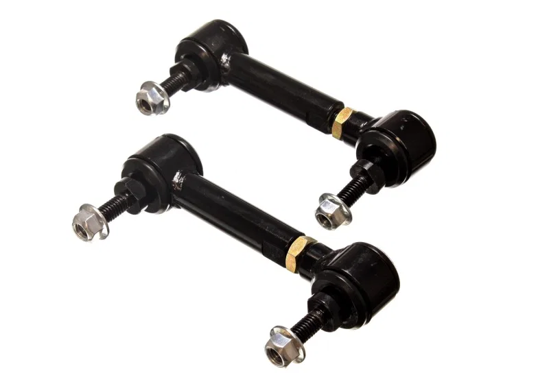 Energy Suspension 9.8169G, Universal Black 3-3/4in-4-3/4in inAin Range Pivot Style End Link Set