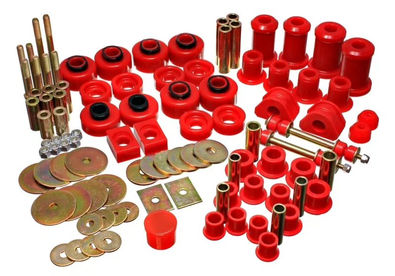 Energy Suspension 4.18123R, Ford F-150/F-250 4WD Red Hyper-flex Master Bushing Set