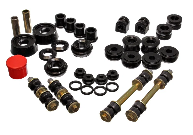 Energy Suspension 5.18114G, 03-05 Dodge SRT-4 FWD Black Hyper-flex Master Bushing Set