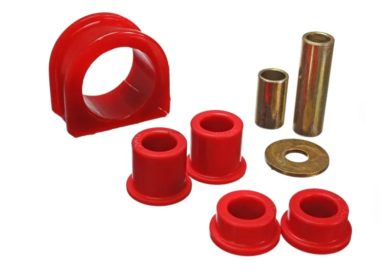 Energy Suspension 8.10104R, Steering Rack Bushing Set - Red for Toyota
