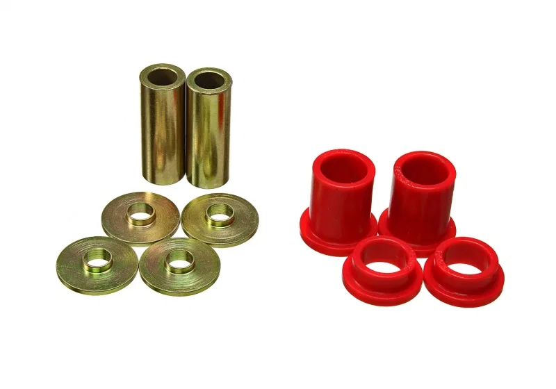 Energy Suspension 8.10108R, 03-09 Toyota 4Runner/Lexus GX 470 Rack And Pinion Bushing Set - Red