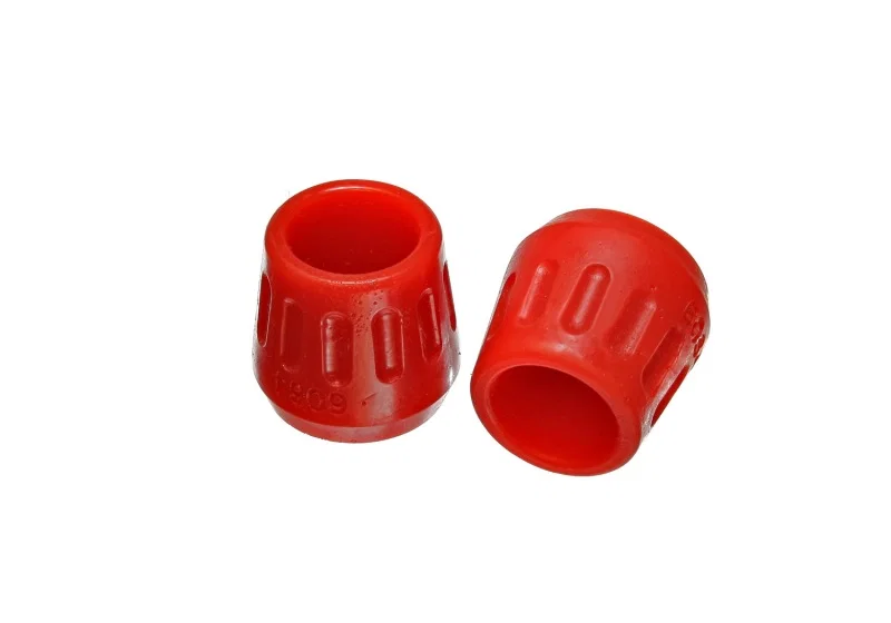 Energy Suspension 9.6111R, Universal Red 1-3/8in OD x 1/2in McPherson ID Strut Bump Stop Set