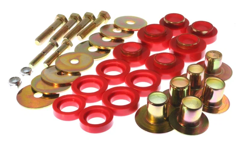 Energy Suspension 3.4142R, 67-81 Camaro / 68-74 Nova/Chevy II / 67-75 Firebird/Trans AM Red Body(subframe) Mo