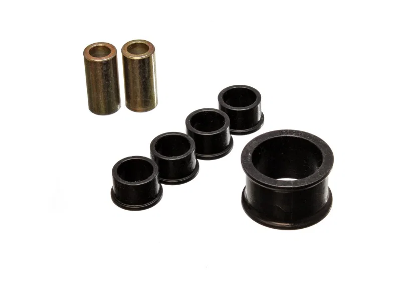 Energy Suspension 7.10105G, 02-09 Nissan 350Z / 03-07 Infiniti G35 Coupe Black Rack and Pinion Bushing Set