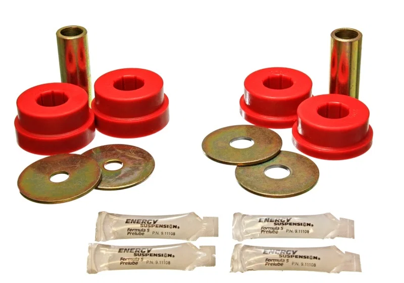 Energy Suspension 8.3125R, Red Rear Trailing Arm Bushing Set for 2005-2007 Scion tC