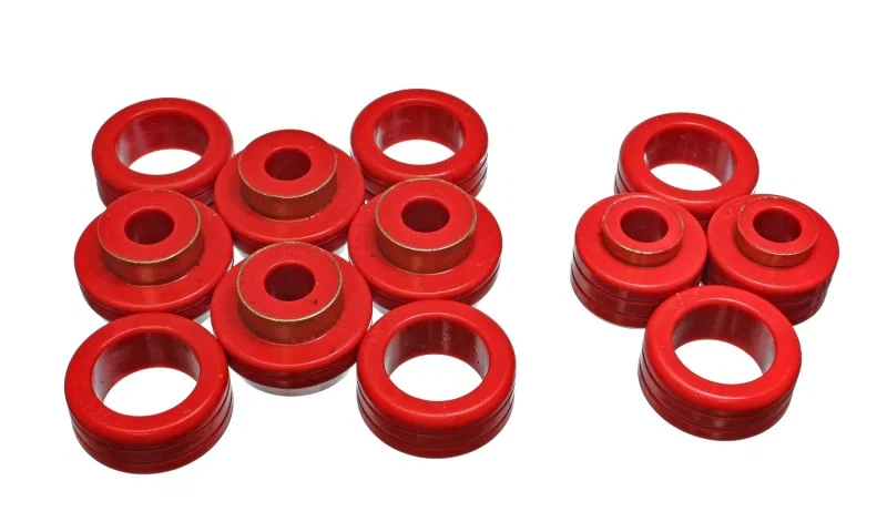 Energy Suspension 5.4106R, 87-96 Dodge Dakota 2WD Red Body (Cab) Mount Set