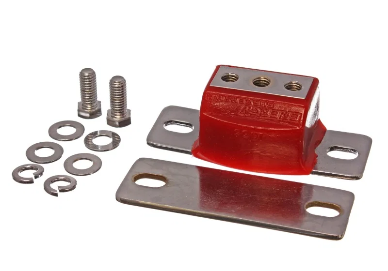 Energy Suspension 3.1132R, Chrome GM Trans Mount - Red