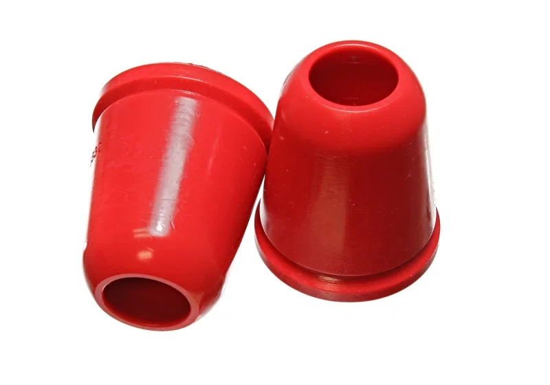 Energy Suspension 2.9103R, Rear Bump Stop Set - Red for Jeep