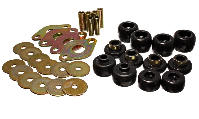 Energy Suspension 8.4105G, 93-98 Toyota T100 Black Body Cab Mount Set