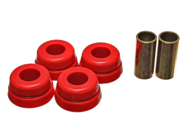 Energy Suspension 8.7103R, 79-94 Toyota Pick Up 2WD (NOT T-100/Tundra) Red Front Strut Rod Bushing Set