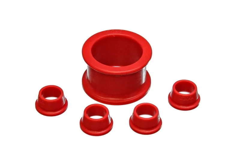 Energy Suspension 16.10104R, 96-00 Honda Civic/CRX / 99-00 Honda Civic Si Red Power Steering Rack Bushing Set