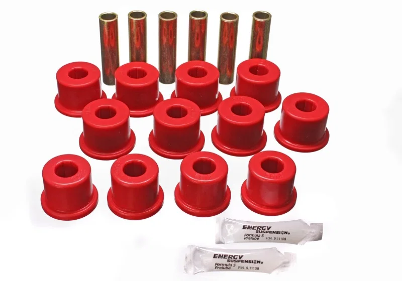 Energy Suspension 3.2128R, Rear Spring Set - Red