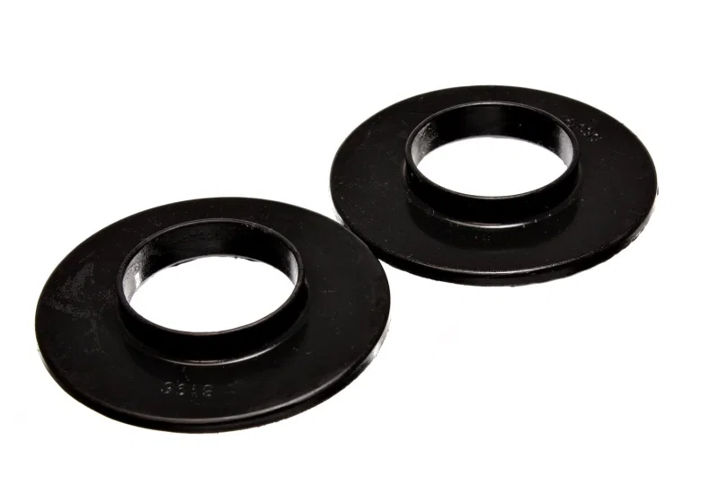 Energy Suspension 9.6116G, Universal 2 3/16in ID 4 9/16in OD 5/8in H Black Coil Spring Isolators (2 per set)