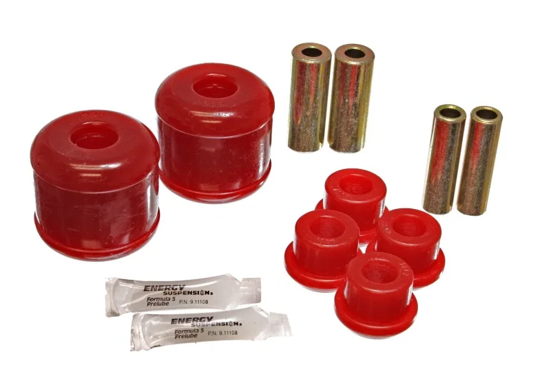 Energy Suspension 16.7105R, 02-01 Honda Prelude Red Rear Trailing Arm Bushing Set