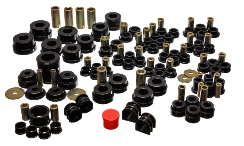 Energy Suspension 7.18108G, 02-09 Nissan 350Z / 03-07 Infiniti G35 Coupe Black Hyper-Flex Master Bushing Set