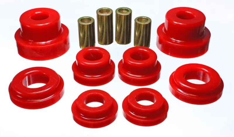 Energy Suspension 3.4169R, 10 Chevy Camaro Red Rear Sub-Frame Mount Replacement Bushing Set