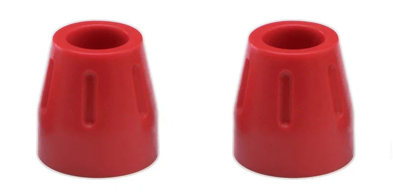 Energy Suspension 9.6109R, Universal Red 1-1/2in OD x 11/16in McPherson ID Strut Bump Stop Set