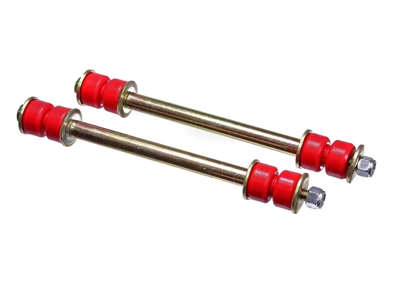 Energy Suspension 9.8175R, Universal Fixed Length Red End Link Set (6in Length)