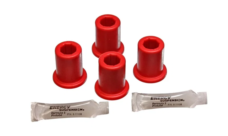 Energy Suspension 8.2111R, Spring Bushings - Red for Toyota