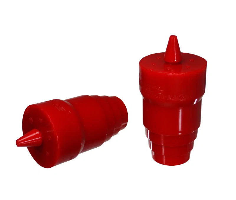Energy Suspension 2.9105R, Spare Tire Bumper Set - Red for Jeep