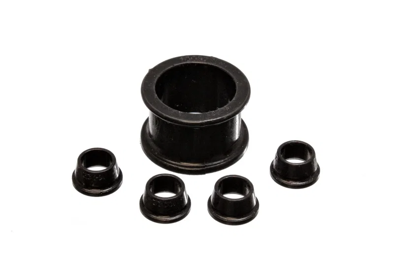 Energy Suspension 16.10104G, 96-00 Honda Civic/CRX / 99-00 Honda Civic Si Black Power Steering Rack Bushing Set