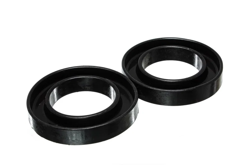 Energy Suspension 5.6111G, R1500 2Wd Front Coil Spring Isolator Set - Black for Dodge Ram 1500