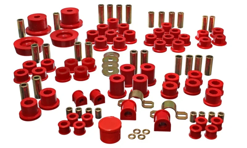 Energy Suspension 11.18102R, 90-97 Mazda Miata Red Hyper-Flex Master Bushing Set