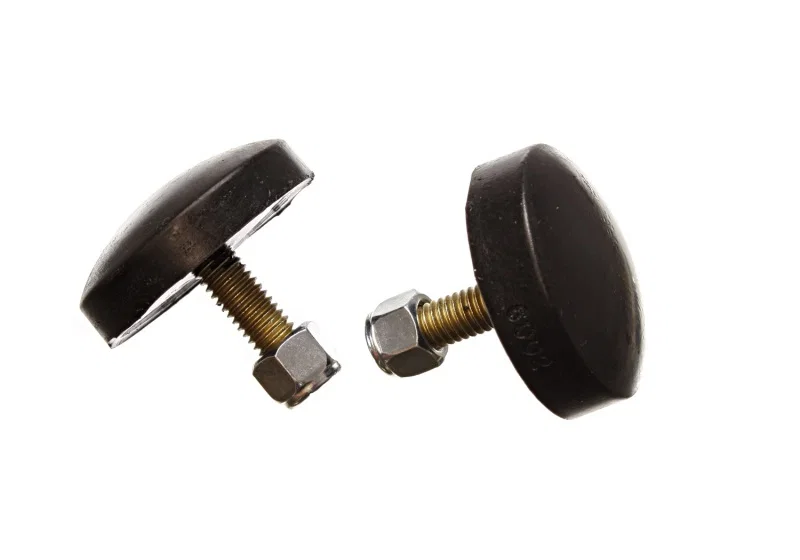 Energy Suspension 9.9102G, Low Profile Black Bump Stop Set 11/16 inch Tall / 2 inch dia. (2 per set)