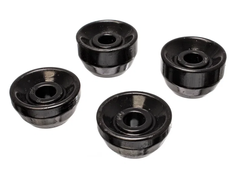 Energy Suspension 16.7103G, 90-97 Honda Accord/Odyssey / 92-96 Honda Prelude Black Front Strut Rod Bushing Set
