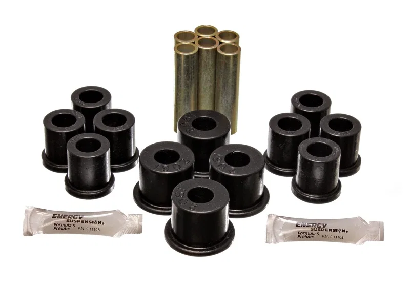 Energy Suspension 4.2117G, Ford 4 Wd Front Spring Bushing Set - Black