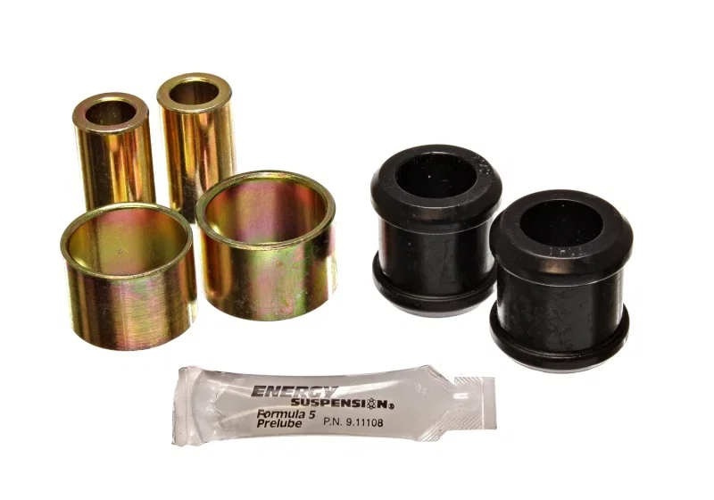 Energy Suspension 2.7106G, Track Arm Bushing Set - Front - Black for Jeep