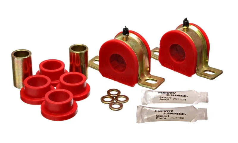 Energy Suspension 3.5179R, 1-1/16in Greaseable S/B Set - Red