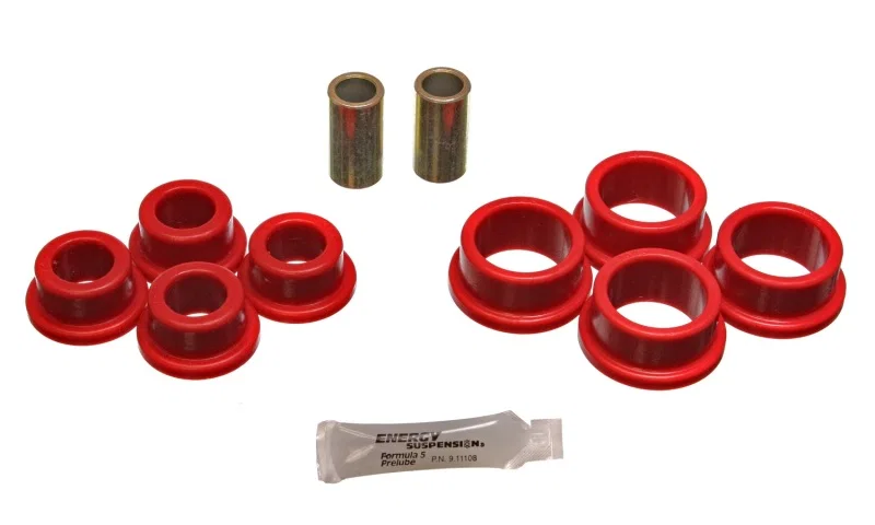 Energy Suspension 3.7108R, Corvette Rear Strut Bushings - Red