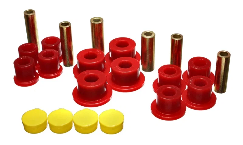 Energy Suspension 5.2115R, 02-05 Dodge Ram 1500 2WD Red Rear Leaf Spring Bushing Set