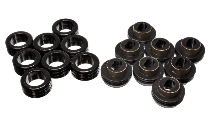 Energy Suspension 3.4121G, Crew Cab 2&4Wd Body Mounts - Black