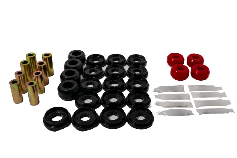 Energy Suspension 8.3148G, 10-24 Toyota 4Runner Rear Control Arm Bushing Set - Black