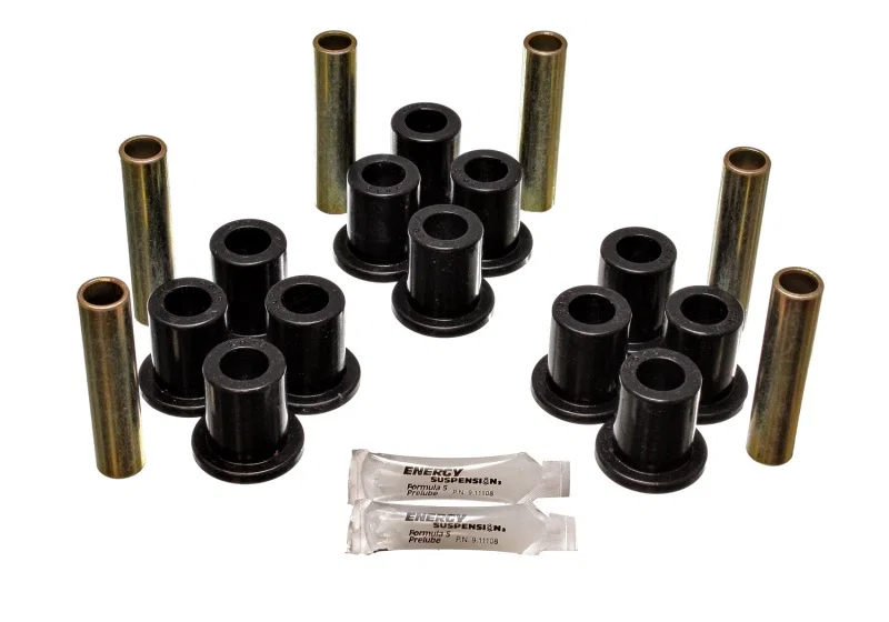 Energy Suspension 4.2118G, Ford 4 Wd Front Spring Bushing Set - Black