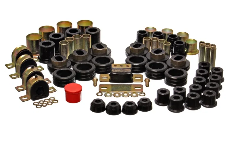 Energy Suspension 3.18108G, 81-87 Chevy/GMC 2WD 1/2 Ton PickUp Black Hyper-flex Master Bushing Set