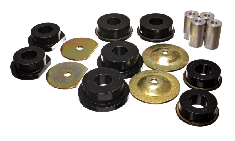 Energy Suspension 5.4114G, Dodge 08-10 Challenger/ 07-10 Charger/05-08 Magnum RWD Blk Rear Subframe Bushings