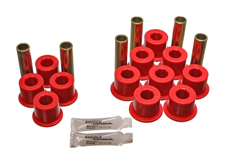Energy Suspension 5.2113R, Rear Spring Bushing Set - Red for Dodge Dakota