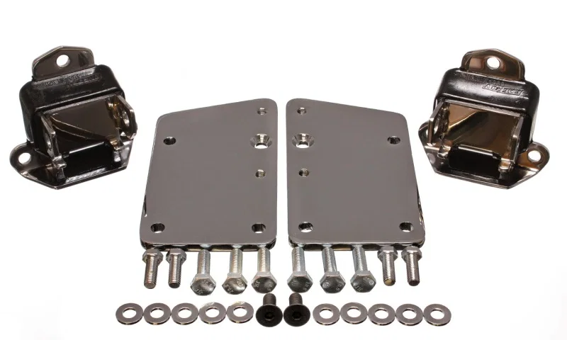 Energy Suspension 3.1149G, Ls Conversion Motor Mount Set - Black for Chevrolet