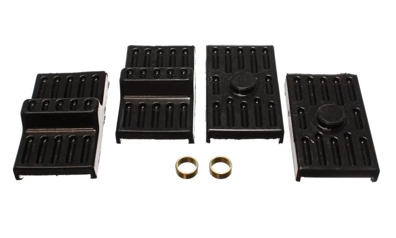 Energy Suspension 3.6111G, 70-81 Camaro / 70-81 Firebird Black Multi Leaf Spring Isolators