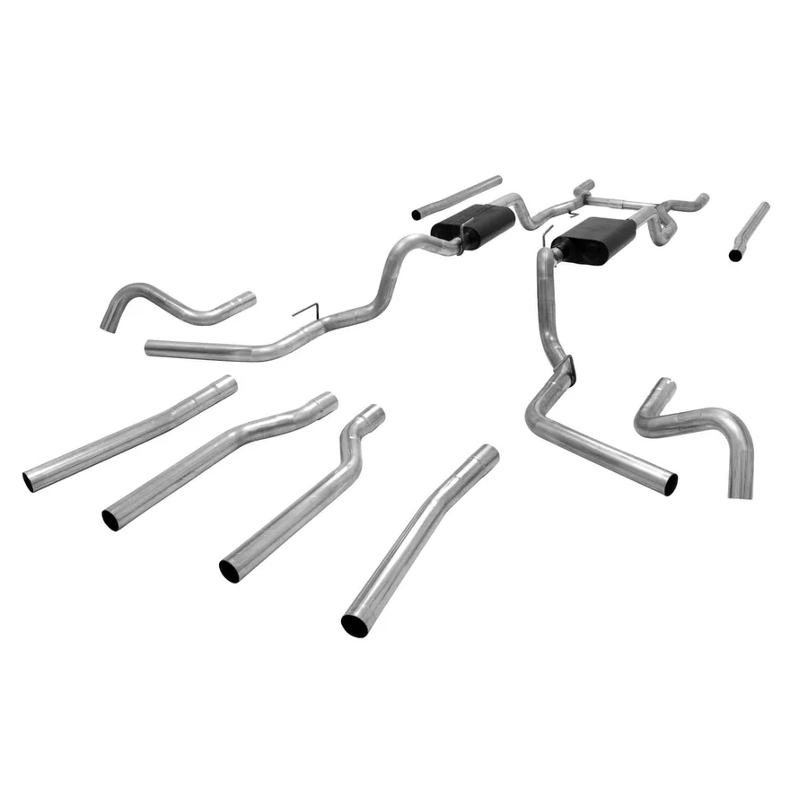 American Thunder Crossmember-Back Exhaust System for 1967-1972 Chevrolet C10 Pickup and GMC C15/C1500 Pickup