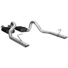 American Thunder Cat-back Exhaust System for 1986-1993 Ford Mustang image 2