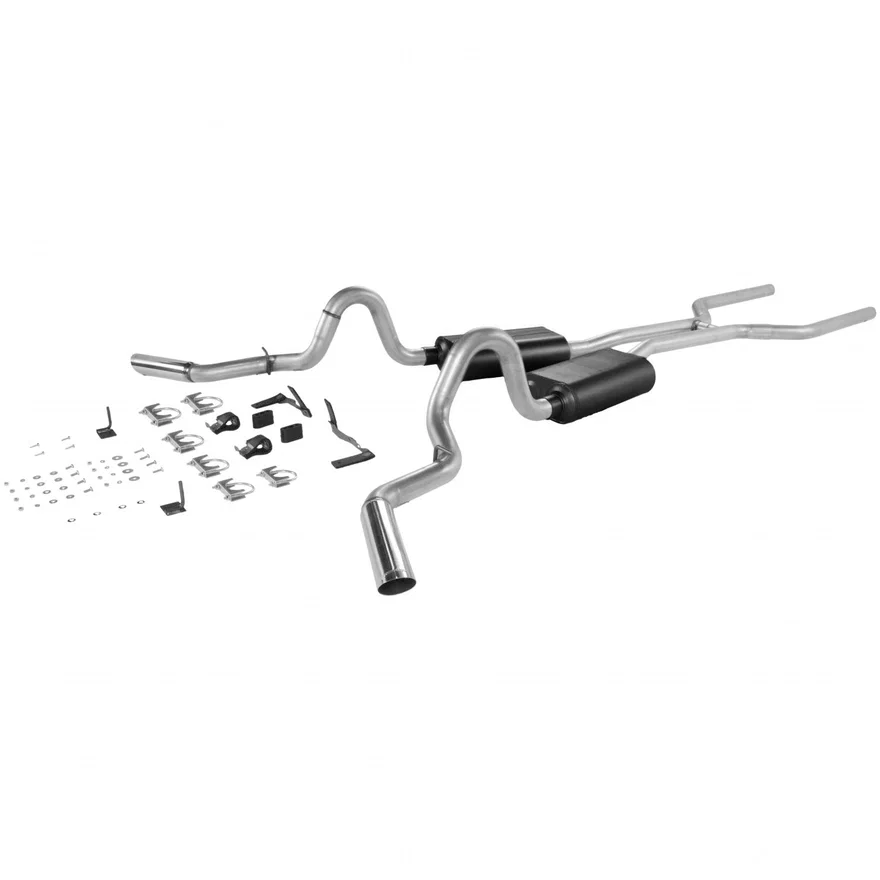 American Thunder Crossmember-Back Exhaust System for 1964-1972 Chevrolet El Camino and GMC Sprint