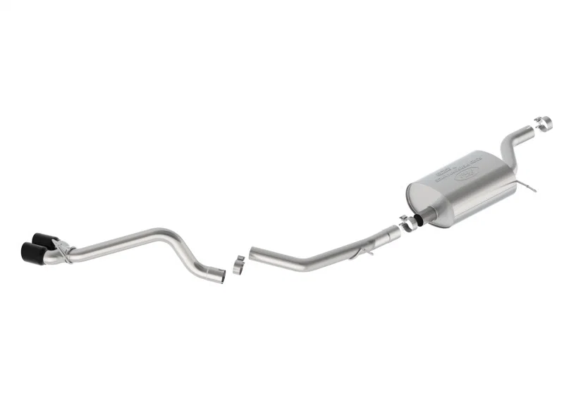 Ford Racing M-5200-MVB, 2022 Maverick 2.0L Sport Exhaust - Black Tips