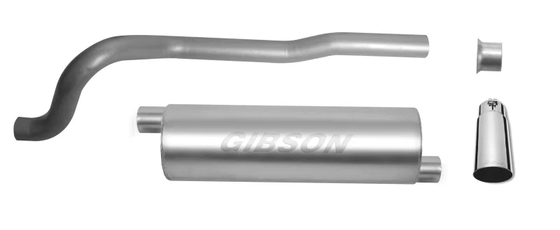 Gibson 617201, 00-01 Jeep Cherokee Classic 4.0L 2.5in Cat-Back Single Exhaust - Stainless