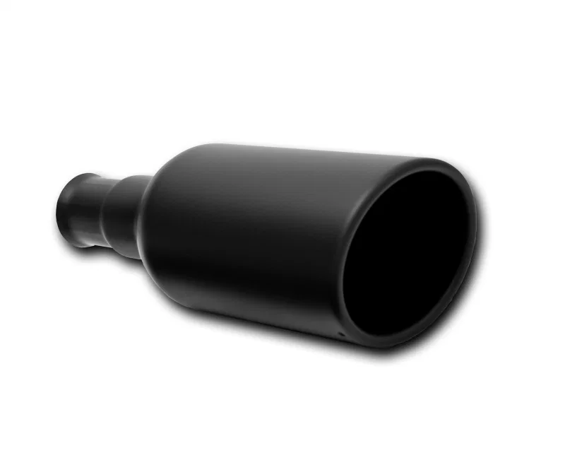 Gibson 500682-B, Black Ceramic Rolled Edge Angle Exhaust Tip for 09-22 Ram 1500 Factory Dual Exhaust